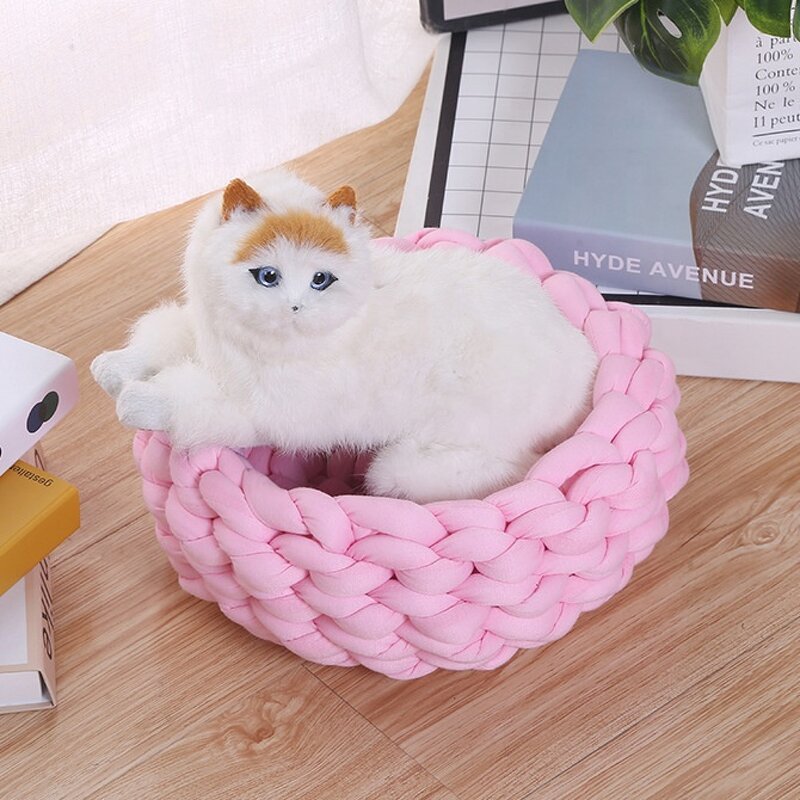 Pet Bed Manufacturer - Super Chunky Weaving Round Knitting Design