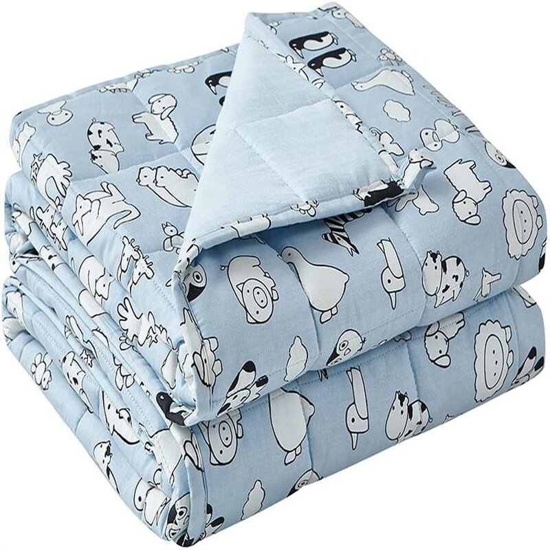 Weighted Blanket Factory - Custom Non-Toxic Glass Beads Organic Cotton