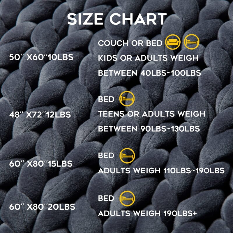 Weighted Blanket Manufacturer - Custom Handmade Heavy Knitted Throw