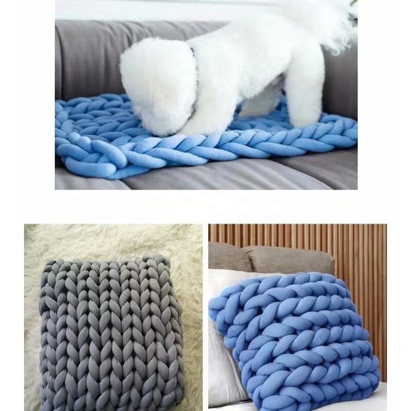 Chunky Braid Yarn Manufacturer - Easy Finger Weave No Needles