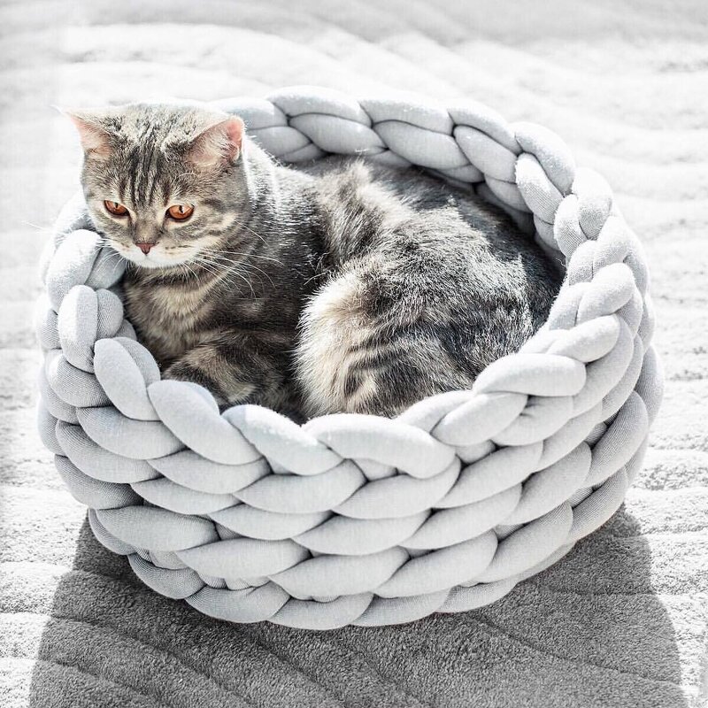 Pet Bed Factory - Support Customization Chunky Round Funny Design