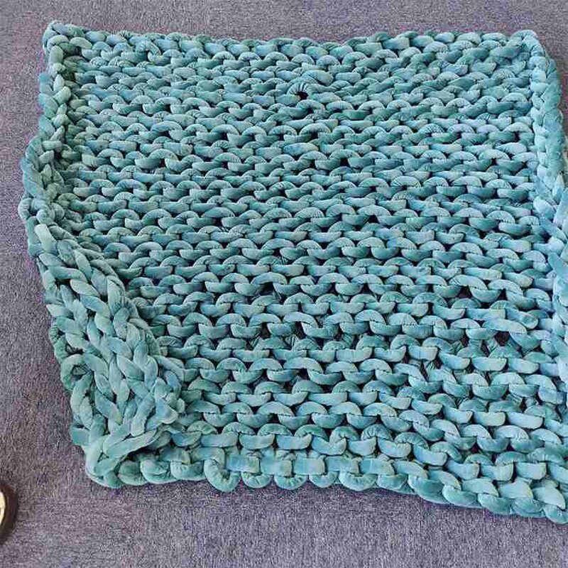 Weighted Blanket Factory - Hand Made Chunky Knit for Insomnia