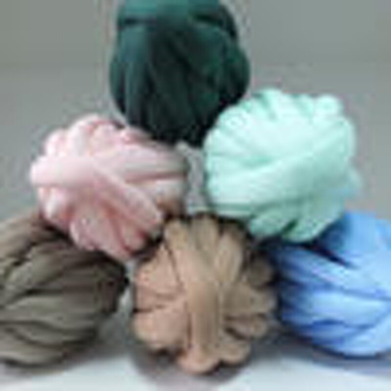 Tube Yarn Manufacturer - Fuzzy Vegan Braid Polyester Cotton Blend