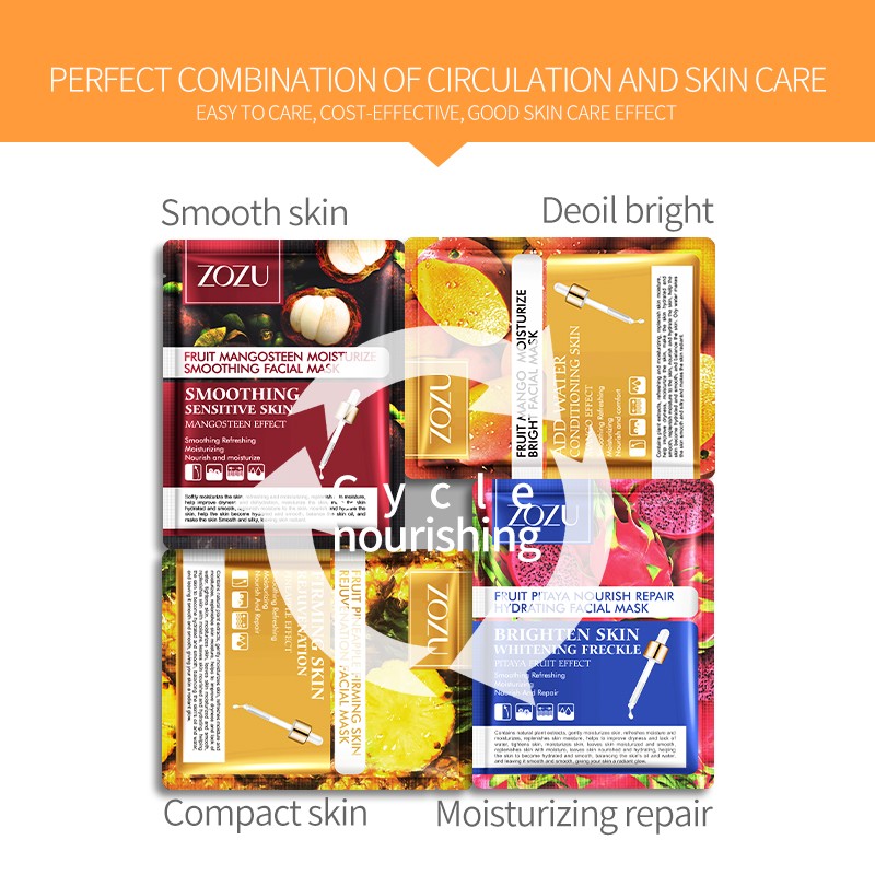 Vitamin C Mask Factory - OEM Organic Fruit Sheet Mask Korean