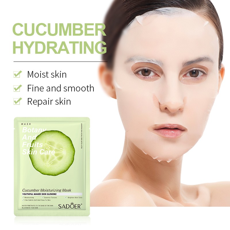 Sheet Mask Supplier - Bulk Cosmetic Cucumber Fruit Vitamin C