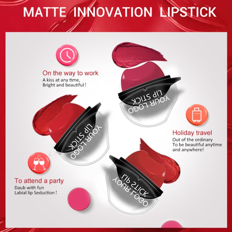 Roller Lipstick Factory - OEM 12 Colors Mini Long Lasting Matte