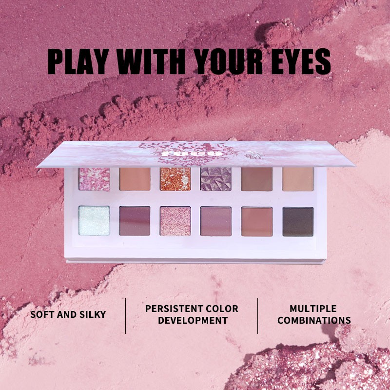 Eyeshadow Palette Manufacturer - Bulk High Pigment 12 Color Multi