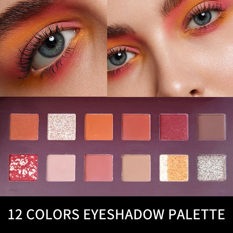 Eyeshadow Supplier - Bulk Wholesale 12 Color Classic Waterproof