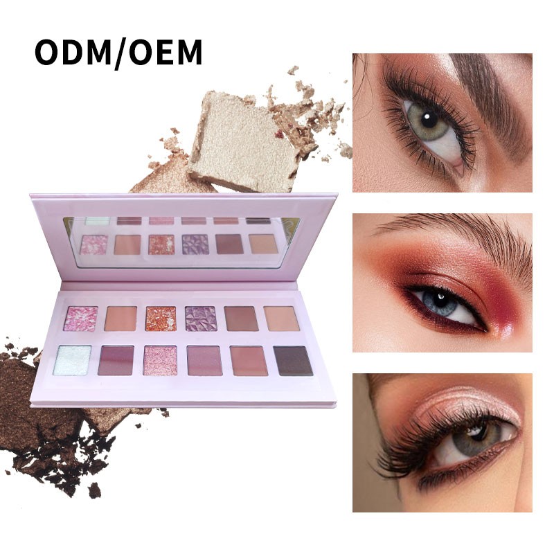 Eyeshadow Palette Manufacturer - Bulk High Pigment 12 Color Multi