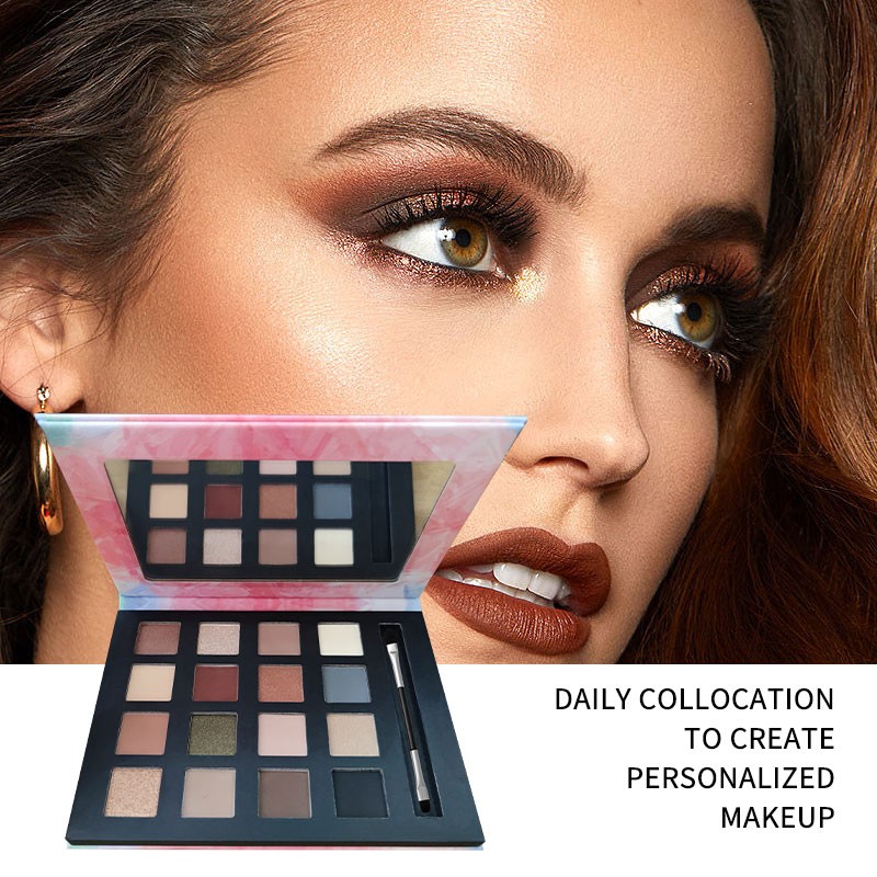 Eyeshadow Palette Manufacturer - OEM 16 Colors High Pigment Glitter