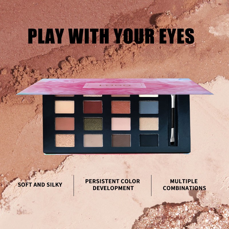 Eyeshadow Palette Manufacturer - OEM 16 Colors High Pigment Glitter