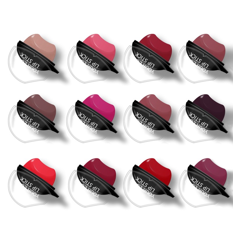 Roller Lipstick Factory - OEM 12 Colors Mini Long Lasting Matte
