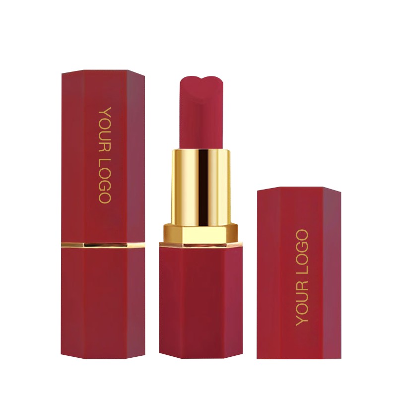 Heart Lipstick Manufacturer - OEM Waterproof Metallic Beauty 12 Color