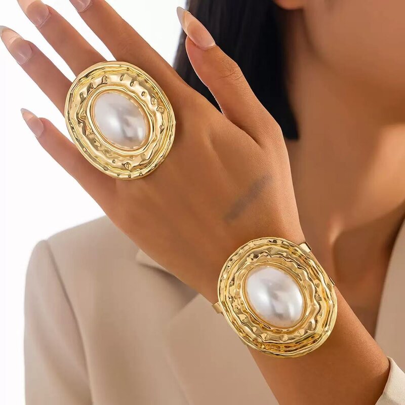 Bracelet Ring Set Manufacturer - OEM/ODM Fashion Metal Adjustable Open Jewelry Gift Set