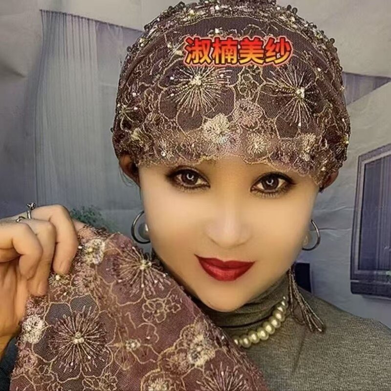 Silk Hijab Factory - OEM/ODM Luxury Fish Tail Tassel with Hand Embroidery High-End