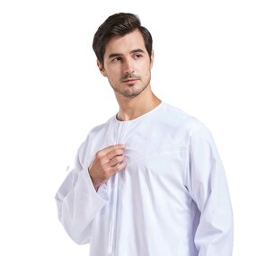 Arabian Robe Thobe Factory - OEM/ODM 2025 New Design Wholesale High Quality White