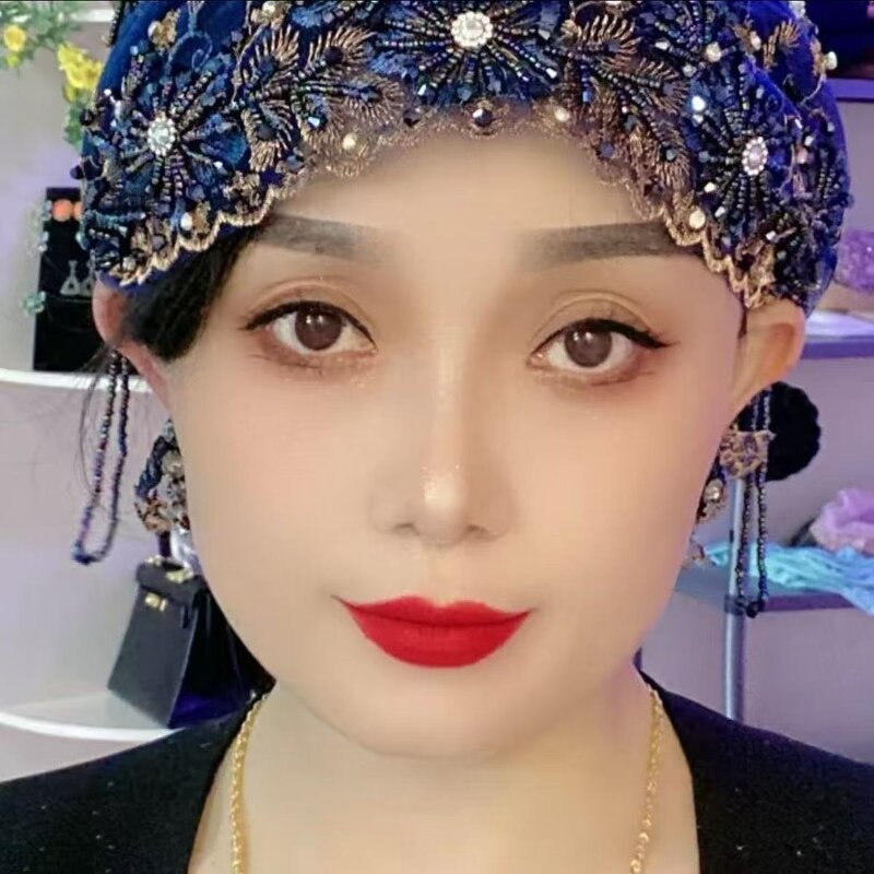 Muslim Hijab Cap Manufacturer - OEM/ODM Exquisite Hand-Embroidered Fish Tail Tassel Premium