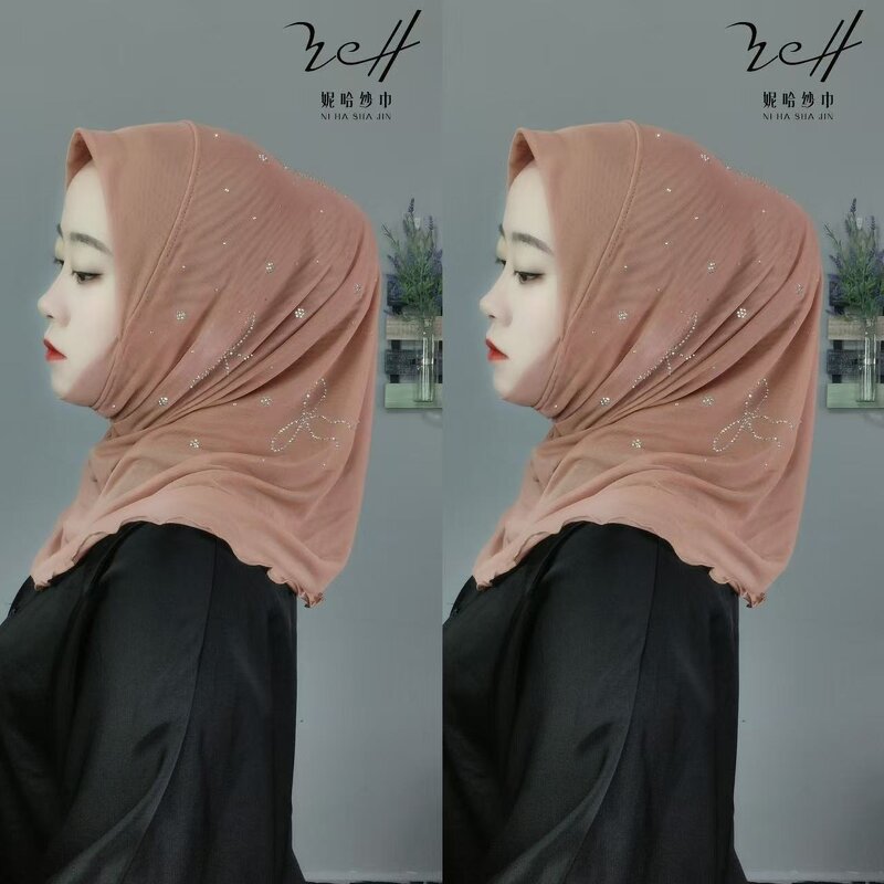 Muslim Hijab Factory - OEM/ODM Factory Direct Wholesale with Built-in Cap Decorative Bow