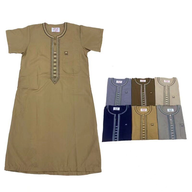 Children's Muslim Clothing Factory - OEM/ODM Classic Simple Style Middle East Arab Dubai Islam