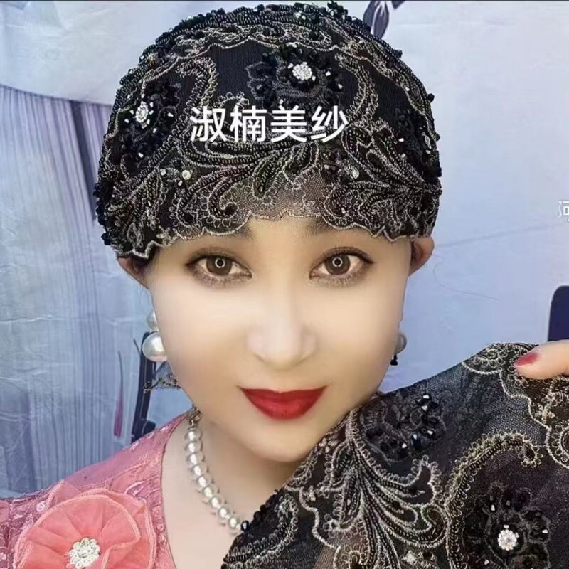 Ottoman Style Cap Factory - OEM/ODM Luxury Fish Tail Tassel Heavy Hand Embroidery for Eid