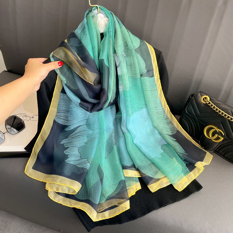 Women's Designer Scarves Manufacturer - OEM/ODM Spring Summer New Print Sunscreen Fashion Luxury
