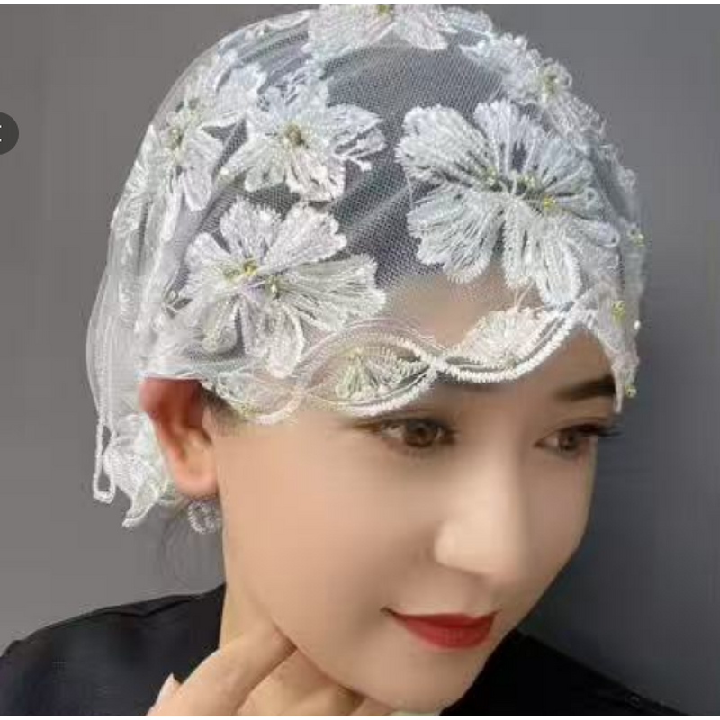 Muslim Hijab Cap Factory - OEM/ODM Premium Handmade Fish Tail Tassel Heavy Embroidery