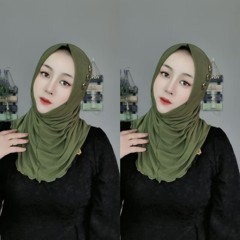Muslim Hijab Scarf Manufacturer - OEM/ODM New Design with Heart Mesh Soft Brim