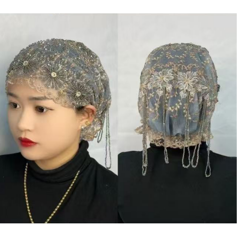 Islamic Headscarf Manufacturer - OEM/ODM Contemporary Fish Tail Tassel Artisanal Embroidery