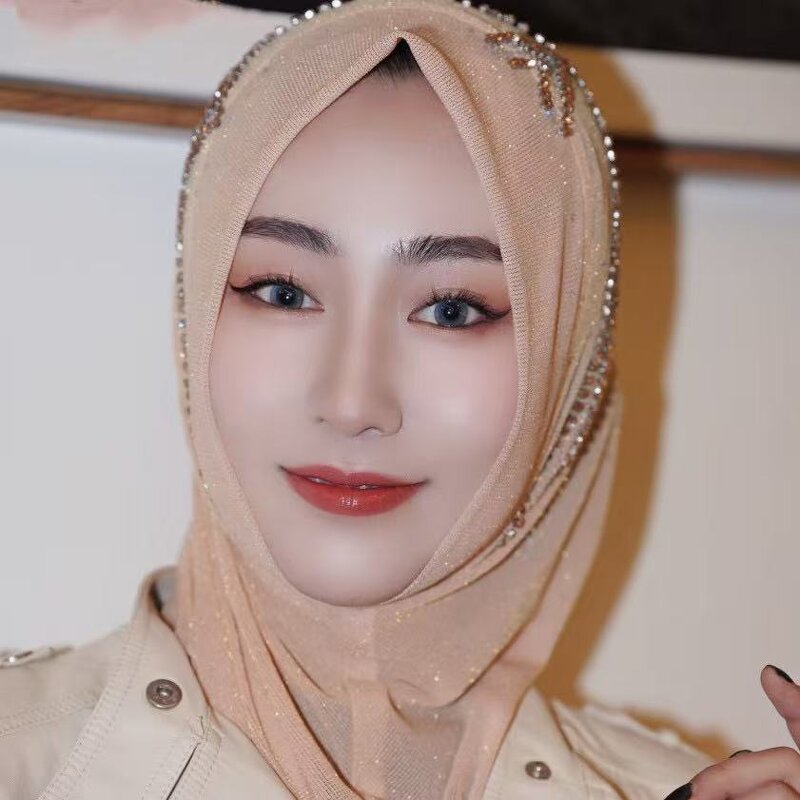 Crystal Hijab Factory - OEM/ODM Luxury Handmade Rhinestone Silver Wire Mesh