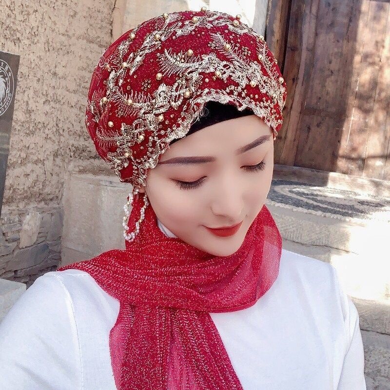 Turban Muslim Manufacturer - OEM/ODM 2022 New Design Hot Sale Monochrome Xinjiang Hat Embroidery