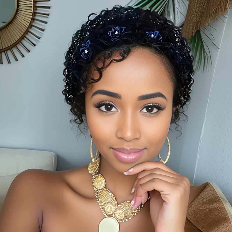 Turban Hat Manufacturer - OEM/ODM Elegant Polyester with Elastic Lace Floral Comfort Fit