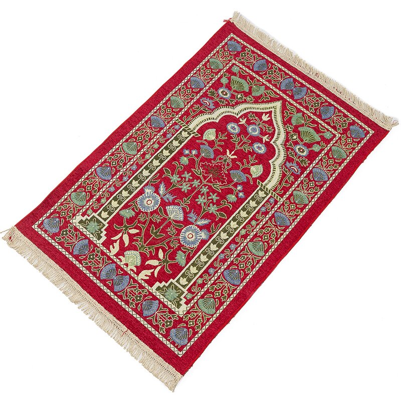 Muslim Mini Prayer Mat Factory - OEM/ODM New Design Islamic Pilgrimage Carpets 100% Polyester