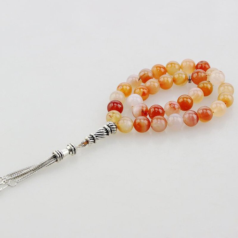 Islamic Tasbih Manufacturer - OEM/ODM 2022 New Design High Quality Religious 33 Pure Agate