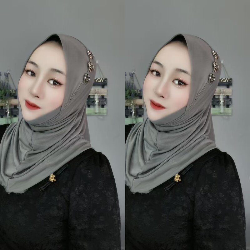 Muslim Hijab Scarf Manufacturer - OEM/ODM New Design with Heart Mesh Soft Brim