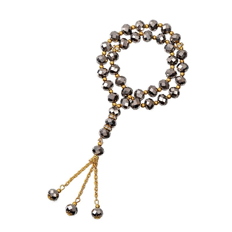 Muslim Worship Rosary Manufacturer - OEM/ODM 2022 New Design 33 Beads Colorful Crystal Glass Tasbeeh