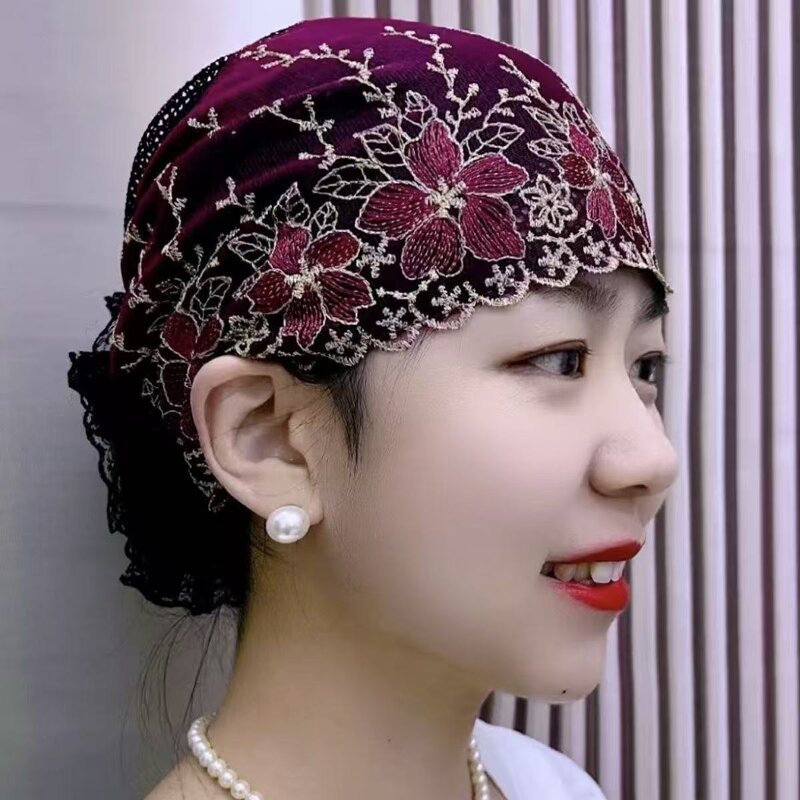 Turban Lace Hijab Manufacturer - OEM/ODM High Quality New Design Ethnic Hat for Muslim Women