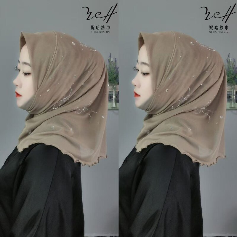 Muslim Hijab Factory - OEM/ODM Factory Direct Wholesale with Built-in Cap Decorative Bow
