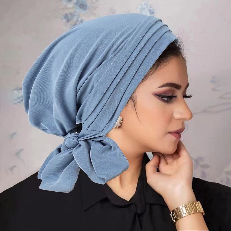 Headscarf Cap Factory - OEM/ODM Factory Wholesale Solid Color Crystal Hemp Long Tail