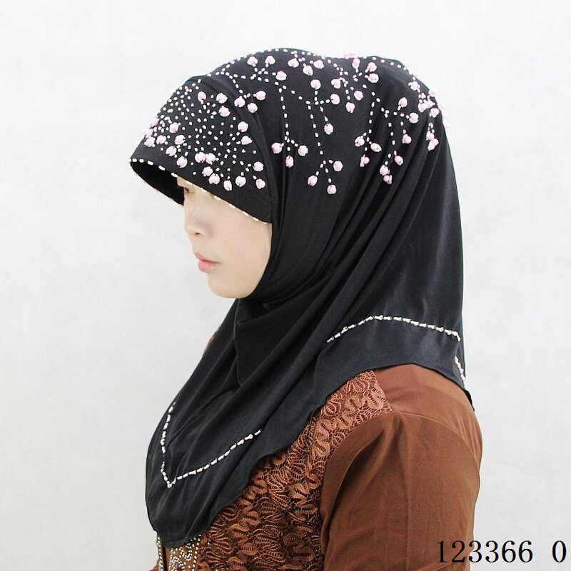 Muslim Scarf Manufacturer - OEM/ODM 2022 New Design Wholesale Premium Malay Pearl Handcrafted