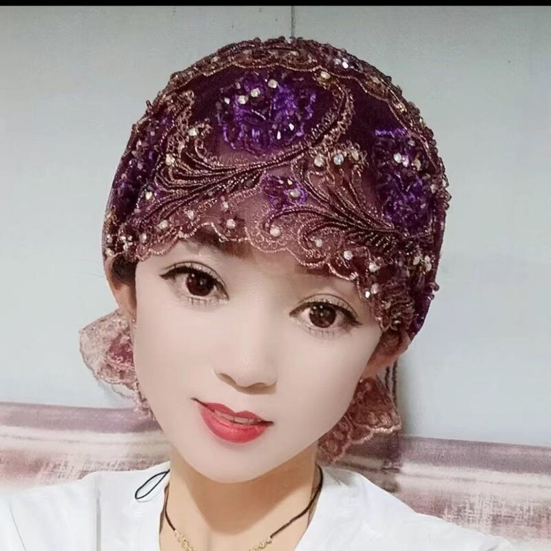 Hijab Cap Manufacturer - OEM/ODM 2025 New Moroccan Style Fish Tail Tassel Gold Thread