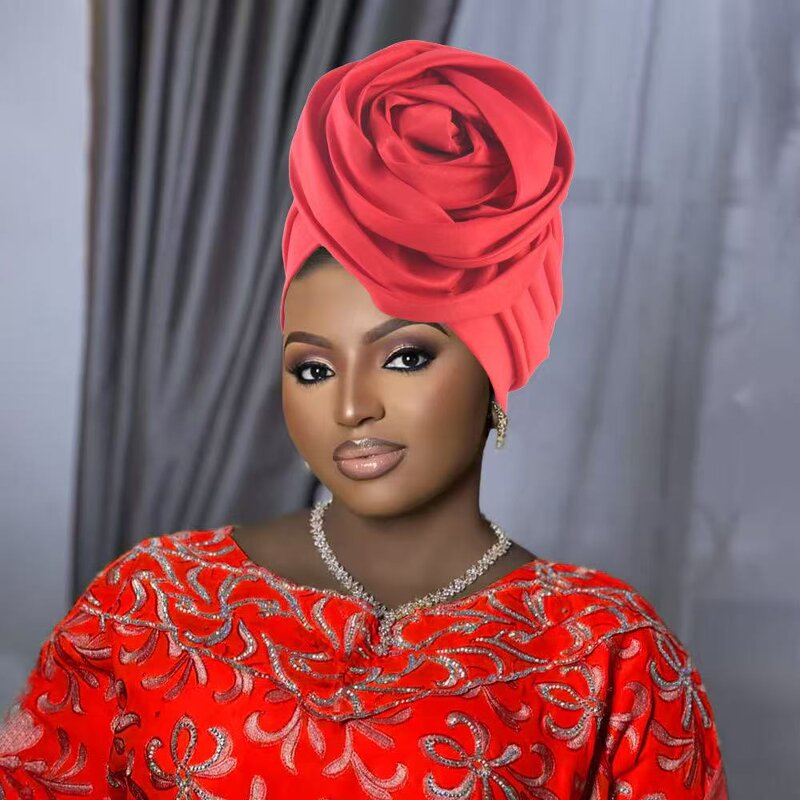 Ethnic Women's Turban Factory - OEM/ODM Polyester Hair Accessory for Ladies Party African Style