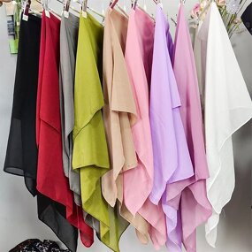 Muslim Hijab Scarf Factory - OEM/ODM Factory Price Wholesale Square Triangle Shawl Chiffon
