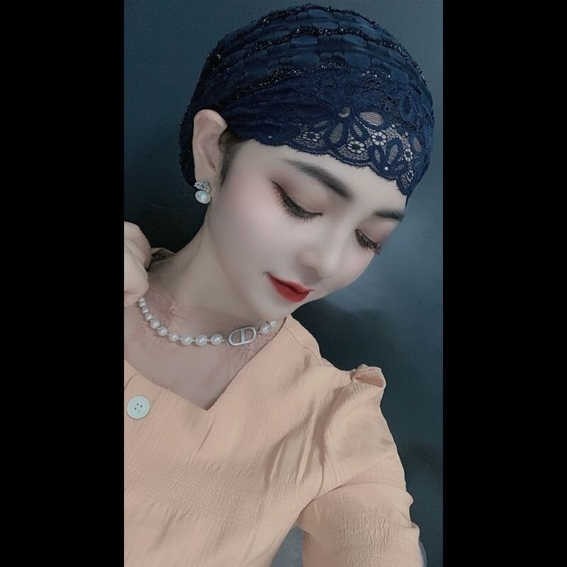 Fashion Muslim Turban Hat Manufacturer - OEM/ODM 2022 New Design Thin Lace Stitching Breathable