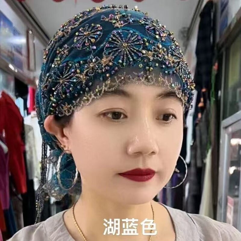 Hijab Cap Manufacturer - OEM/ODM 2025 New Islamic Embroidered Tassel Handmade