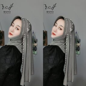 Headscarf Factory - OEM/ODM Heavy Duty Hard Brim Muslim Women Embroidered