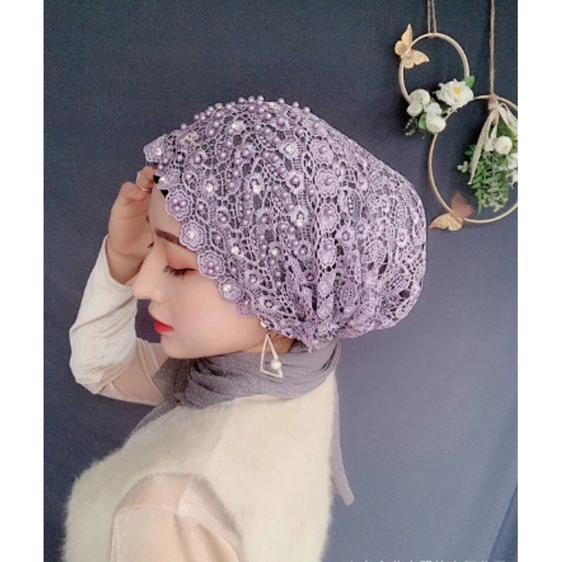 Islamic Shawl Hijab Manufacturer - OEM/ODM 2025 New Beaded Floral Hand-Embroidered with Ribbon