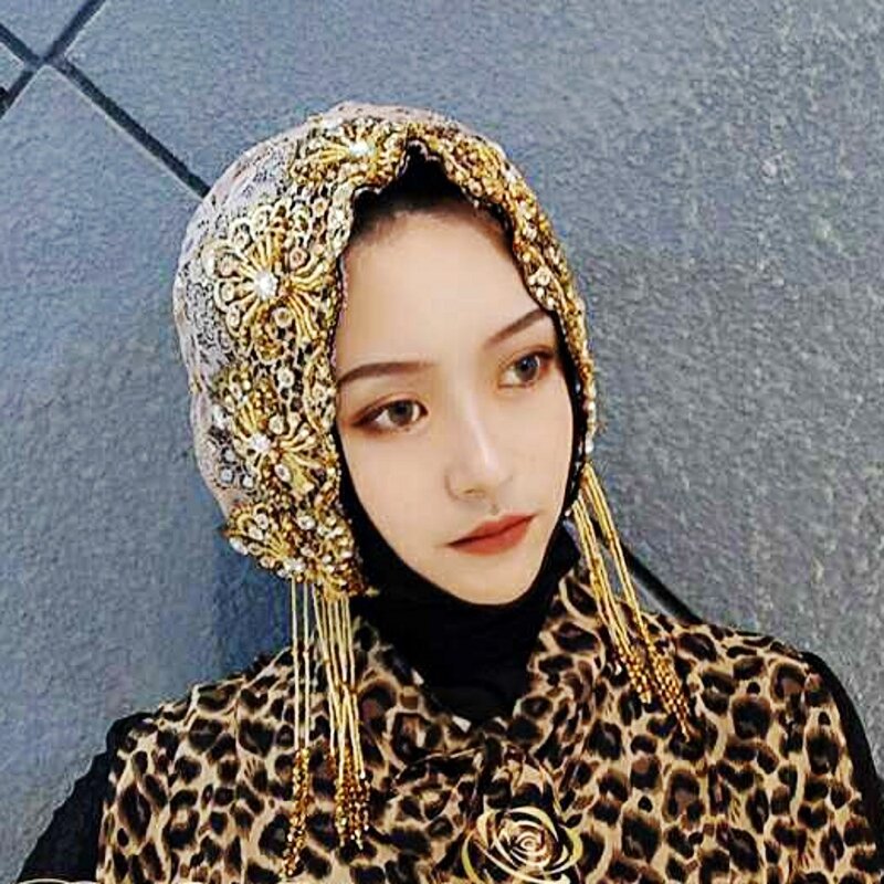 Muslim Women's Hat Manufacturer - OEM/ODM 2022 Wholesale Beaded Beauty Hat Hot Water Diamond