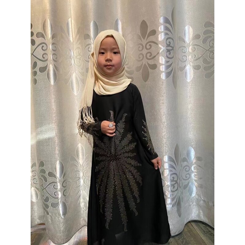 Muslim Girl Dress Factory - OEM/ODM 2022 New Design Wholesale Small Girl Abaya Prayer Clothes