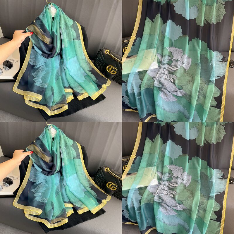 Women's Designer Scarves Manufacturer - OEM/ODM Spring Summer New Print Sunscreen Fashion Luxury