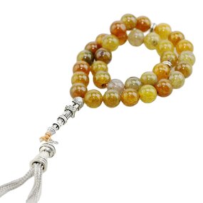 Islamic Tasbih Manufacturer - OEM/ODM 2022 New Design High Quality Religious 33 Pure Agate
